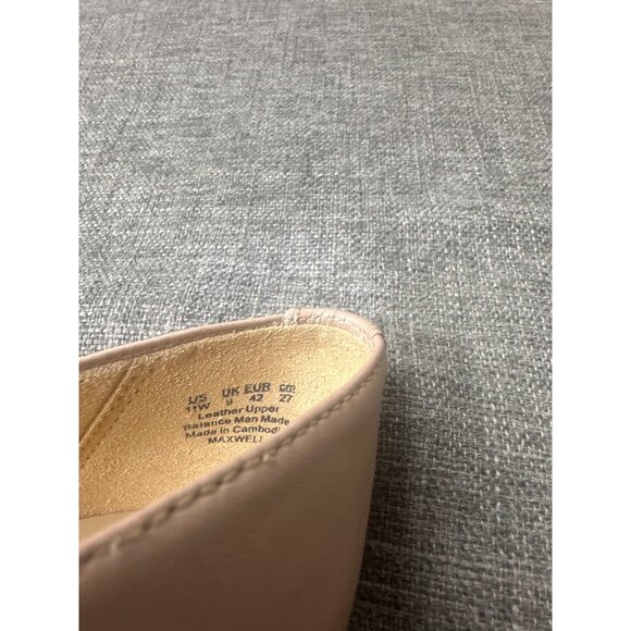 Naturalizer Womens Size 11 W Beige Leather Classic Flats Comfort Non Slip - Picture 7 of 9